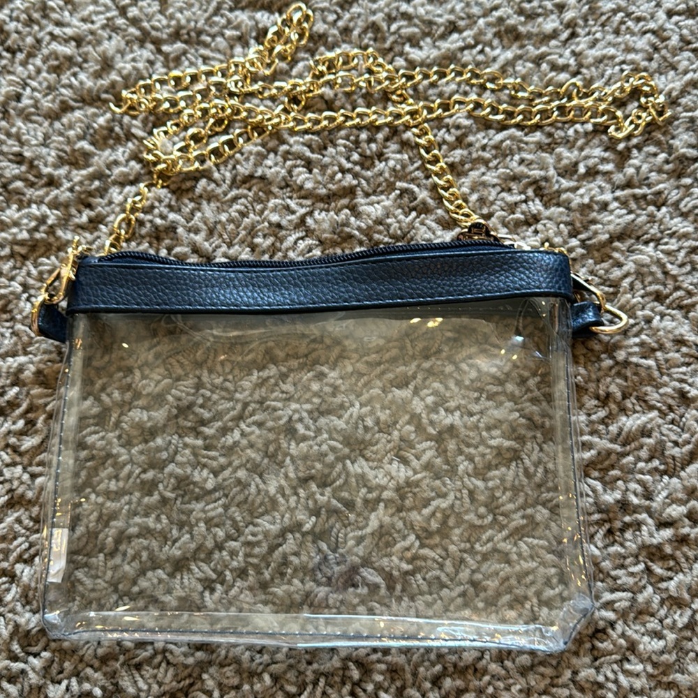 Navy stadium bag